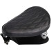  TippoMotu Black Leather Solo Motorcycle Seat - Ergonomic and Stylish Seat for Comfort and Classic Appeal